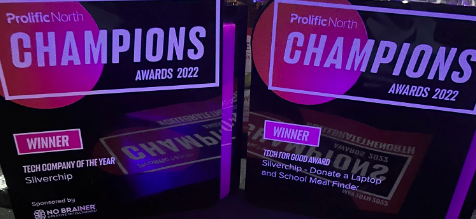 Double Win for Silverchip at the Prolific North Champions Awards